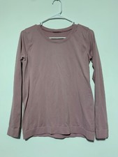 Lululemon Women Pink Long Sleeve Swiftly Tech Shirt No Size Dot