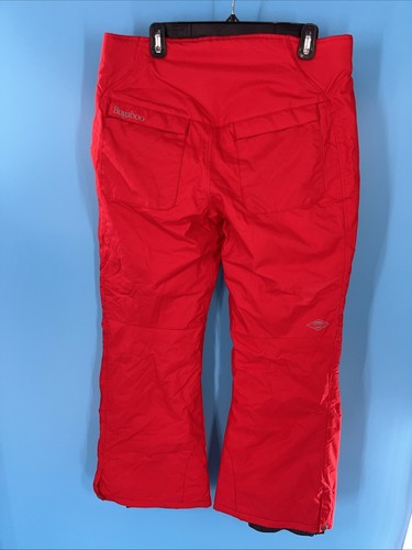 COLUMBIA / Women's Bugaboo Omni-Heat Insulated Red Ski Snow Waterproof Pants / L - Picture 3 of 6