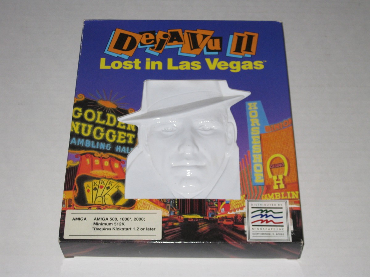 Deja Vu II: Lost in Las Vegas (Amiga, 1989) Rare, Vintage