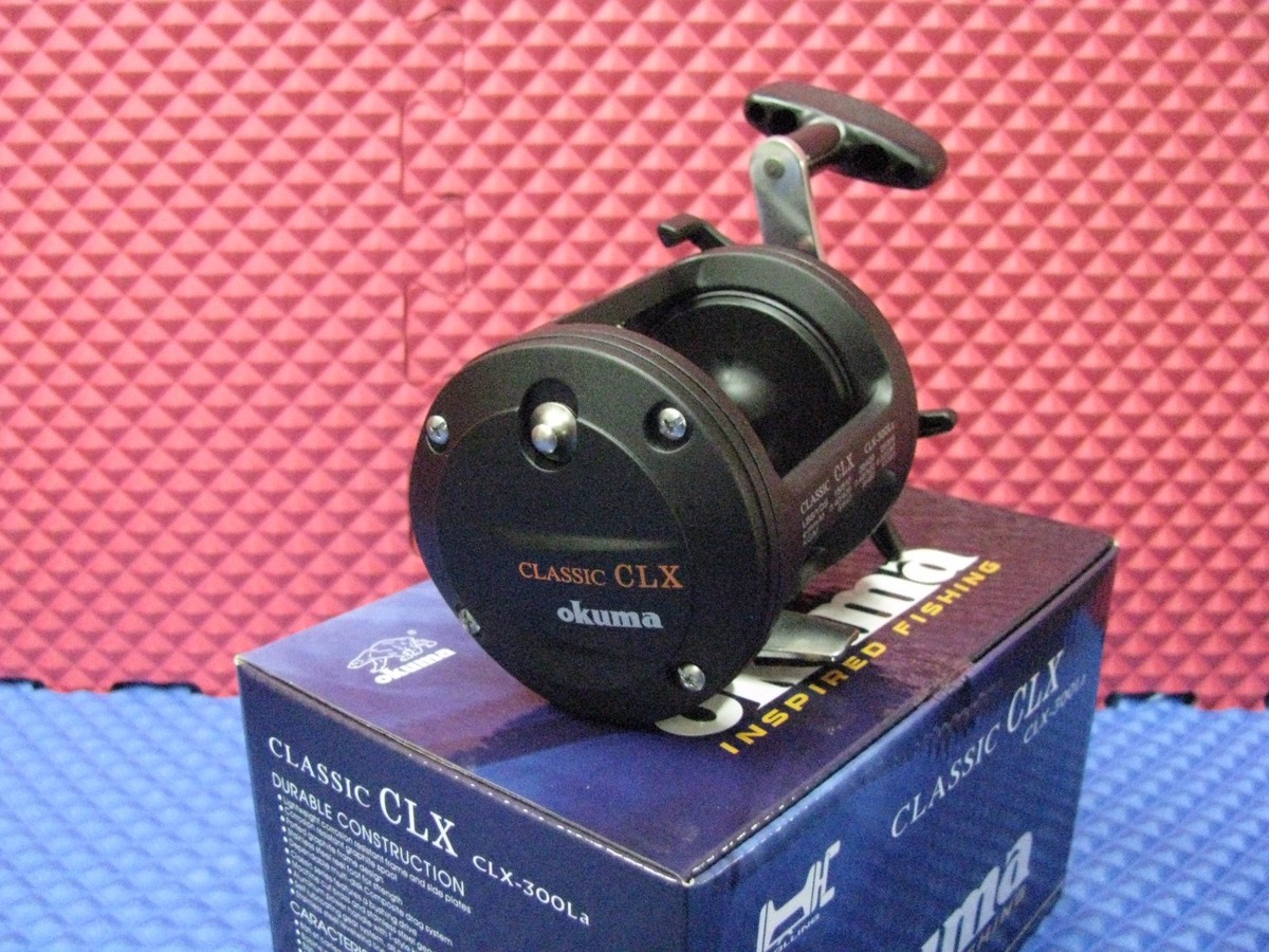 Okuma Classic CLX 300La Levelwind Star Drag Trolling Reel 2 PACK