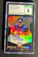 GOLD DIE CUT ODELL BECKHAM JR 2014 DONRUSS ELITE CSG 8 NM/MT AUTO SP /199 G2701