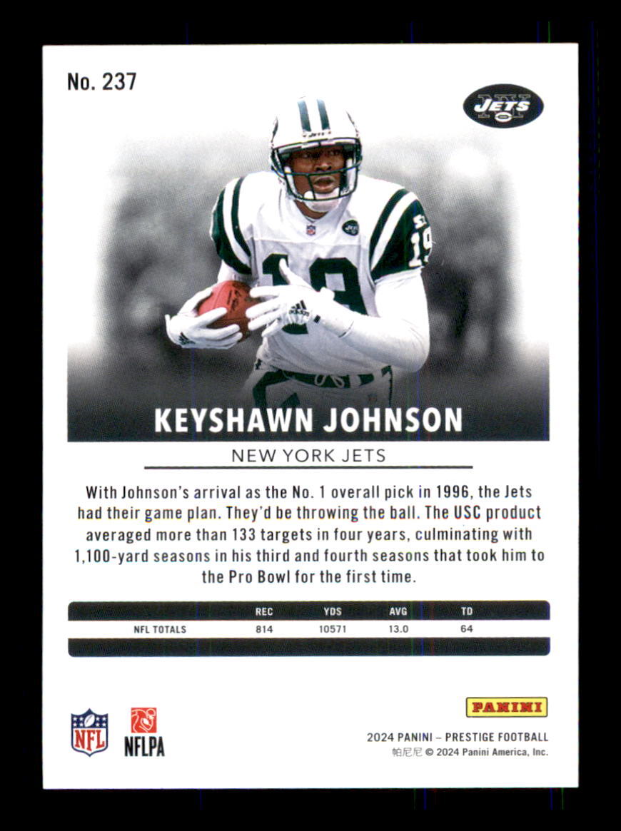 2024 Football 2024 Panini Prestige Keyshawn Johnson New York
