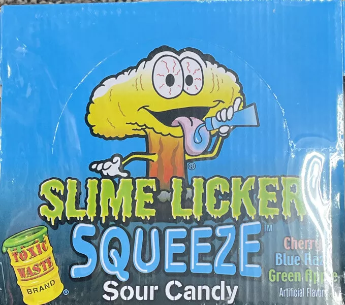 Toxic Waste Slime Licker Squeeze Candy 12 Pack sour candy