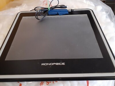 Monoprice 12x9in Graphic Drawing Tablet w/ stand