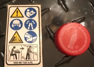 STIHL MS CHAINSAW WARNING PICTOGRAM STICKER DECAL NEW | eBay