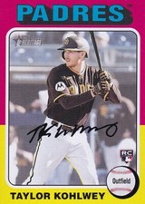 2024 Topps Heritage - Rookies #154 Taylor Kohlwey (RC) - Padres