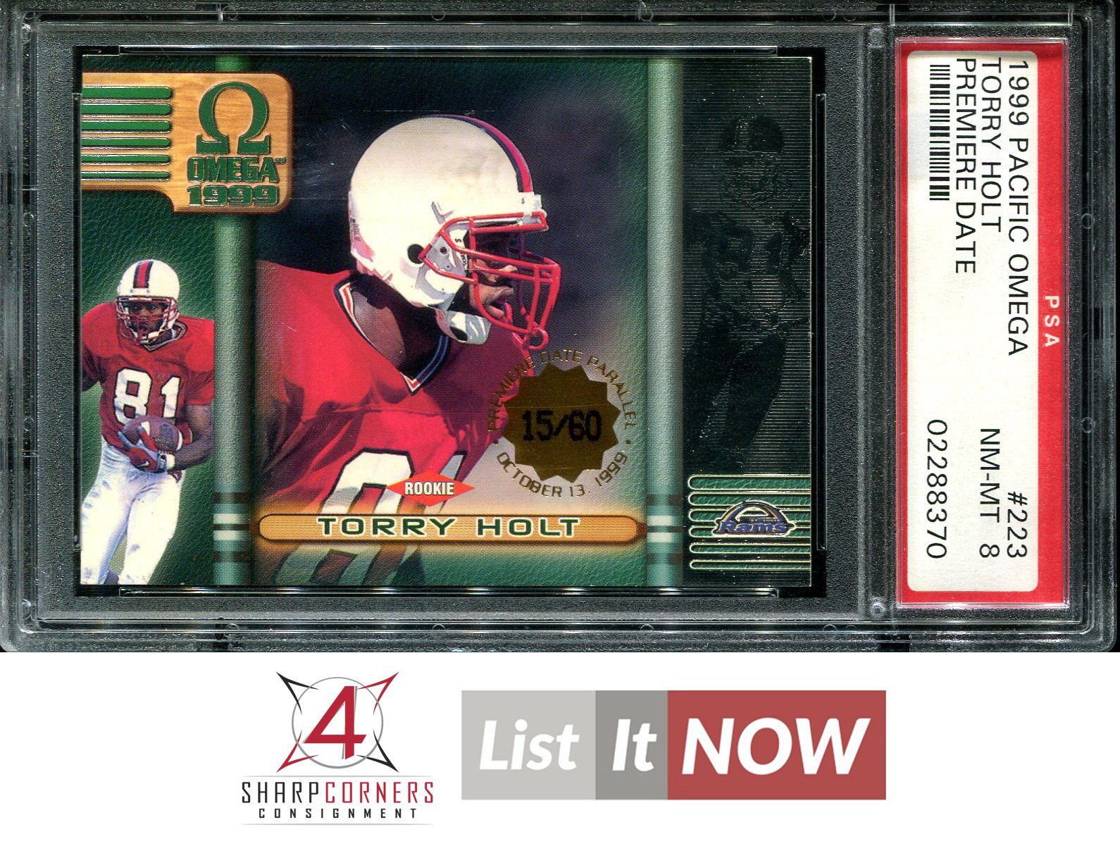 Torry Holt Pacific Omega #223 Premiere Date