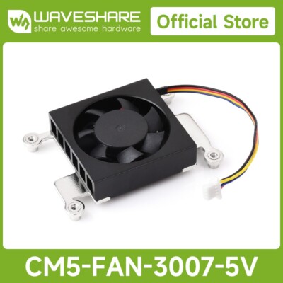Waveshare Dedicated 3007 Cooling Fan For Raspberry Pi Compute Module 5