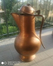 Portaombrelli in rame a forma di caffettiera/teiera in rame