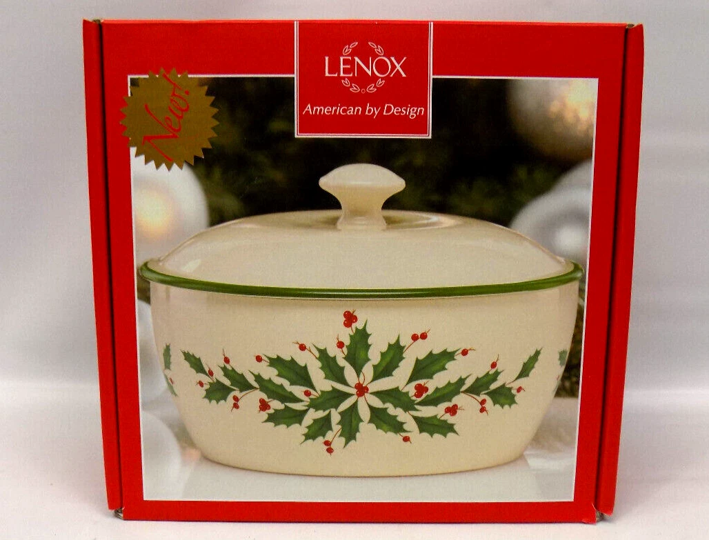 Lenox Holiday Covered Casserole 