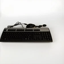 HP Mouse And Keyboard Combo Wired USB Connection - Adjustable Height KU-0316