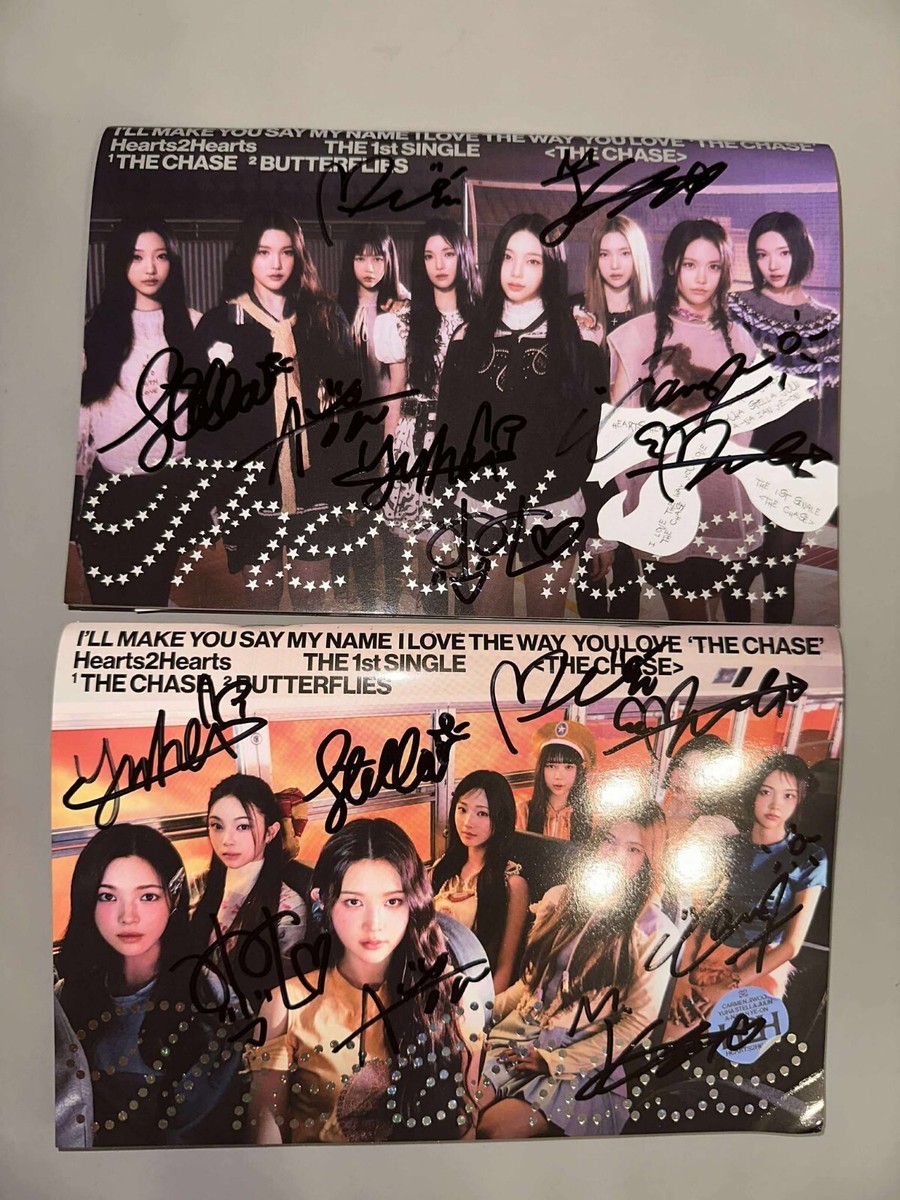 With pob) HEARTS2HEARTS OFFICIAL AUTOGRAPH SIGNED THE CHASE ALBUM