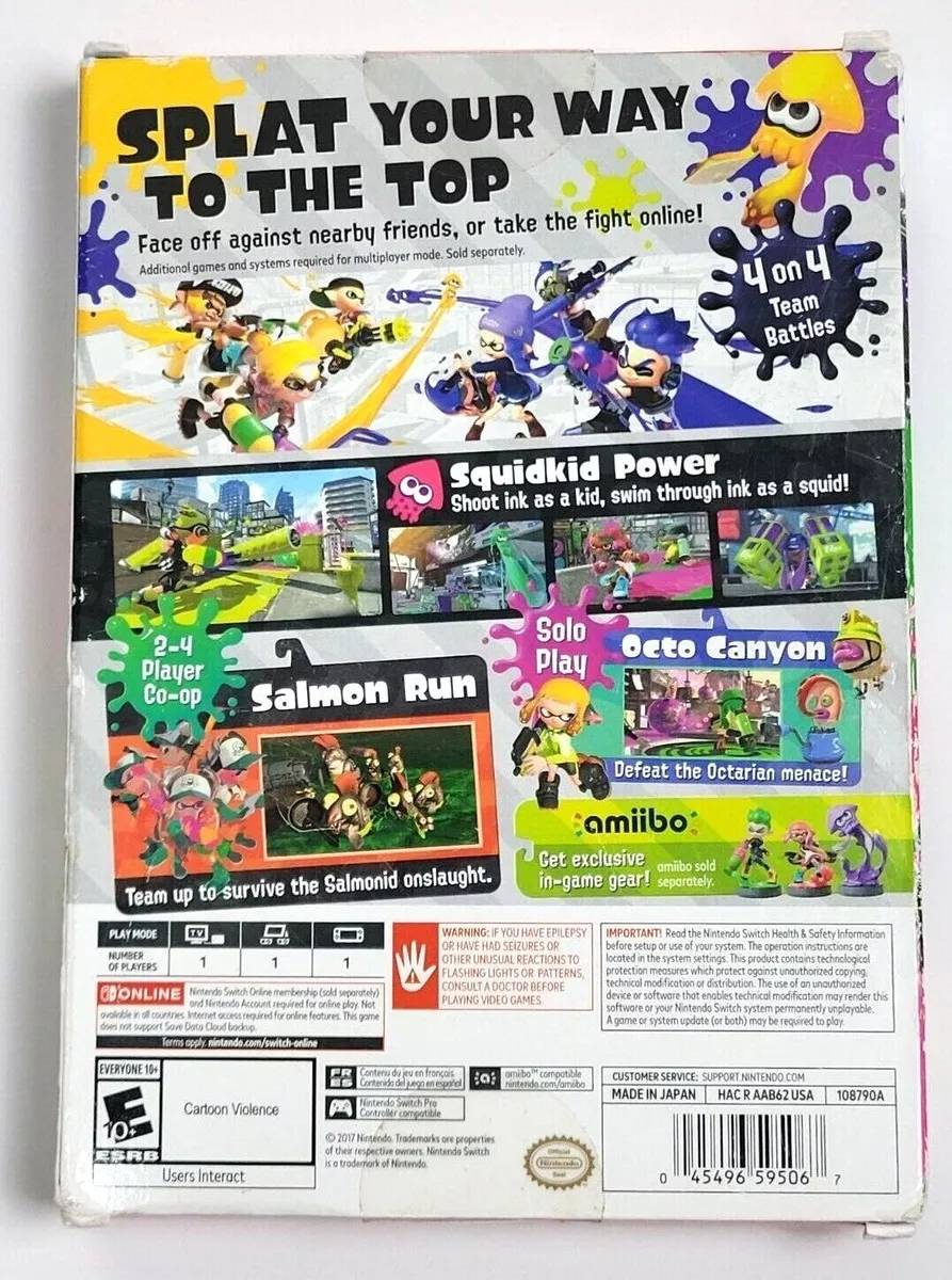 Splatoon 2 Starter Pack Nintendo Nintendo Switch 045496595067