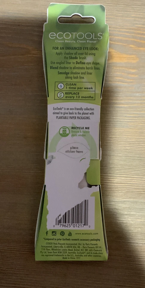 🌍 ECOTOOLS Makeup Brush -1217,Clean Beauty,Damaged Box ‼️ - Image 3 of 3