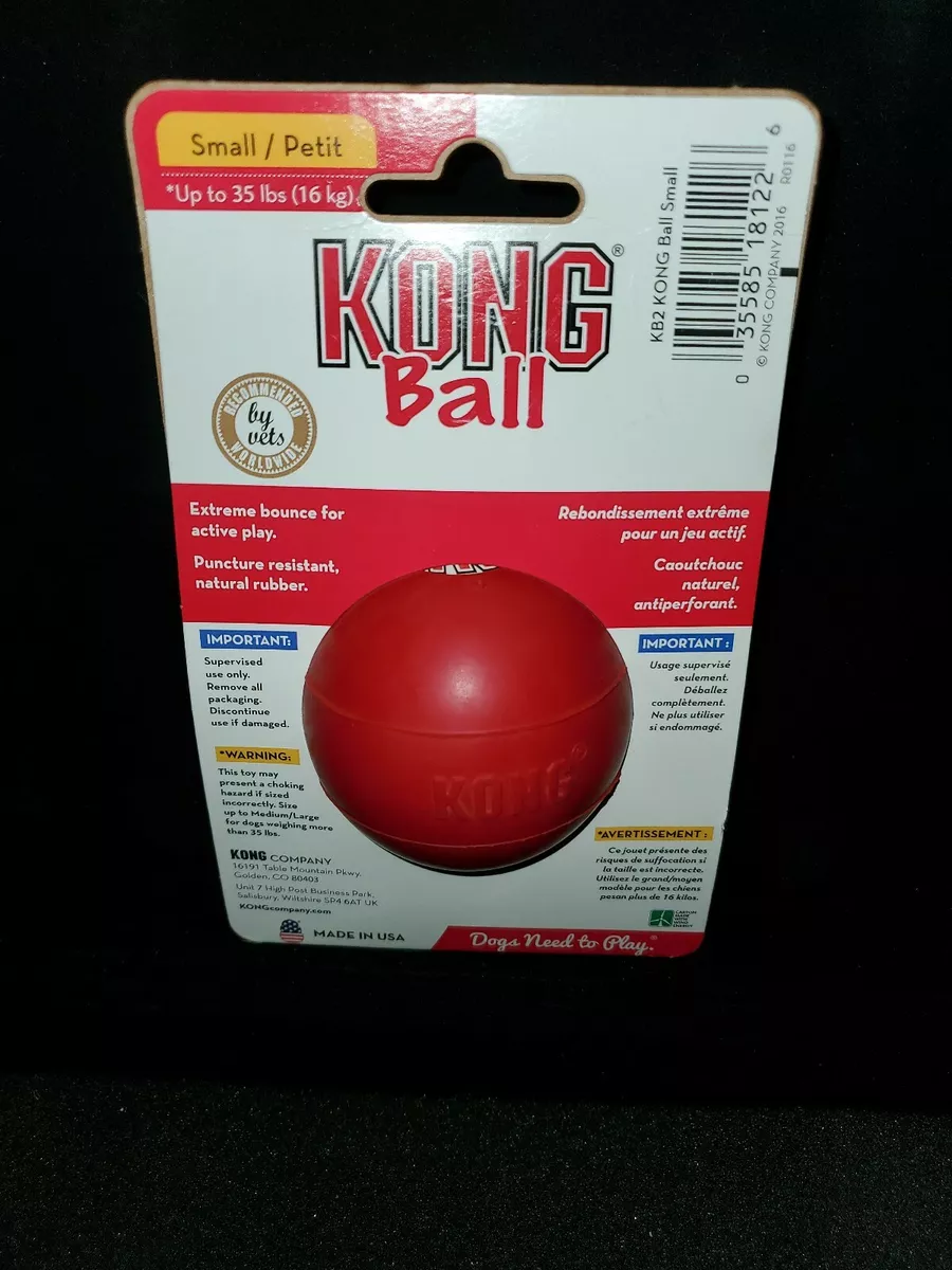Ball w Hole Small For small dogs size Up to 35 lbs eBay