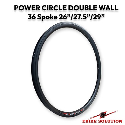 Power Circle Felge MTB Doppelwandiges Elektrofahrrad Ebike 26''''/27,5''''/29'''' Fahrrad