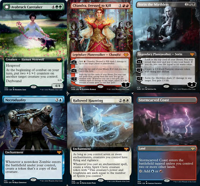 Choose your BORDERLESS / Extended ~ Crimson Vow [ NM ] [ Magic MTG ]