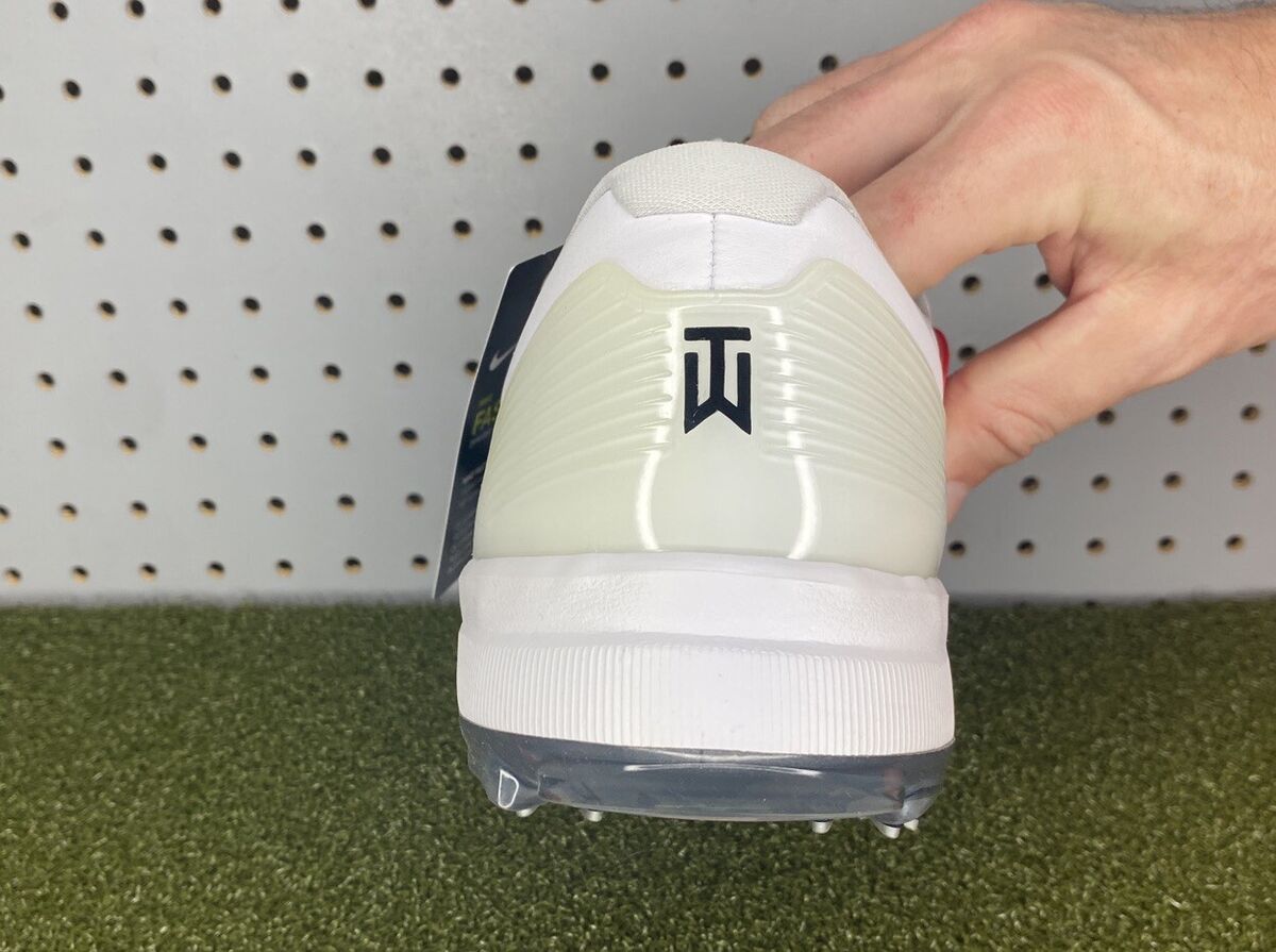 Nike Tiger Woods TW71 Fast Fit White Black Golf Shoes CD6302 Nike Tiger Woods TW71 Fast Fit White Black Golf Shoes CD6302
