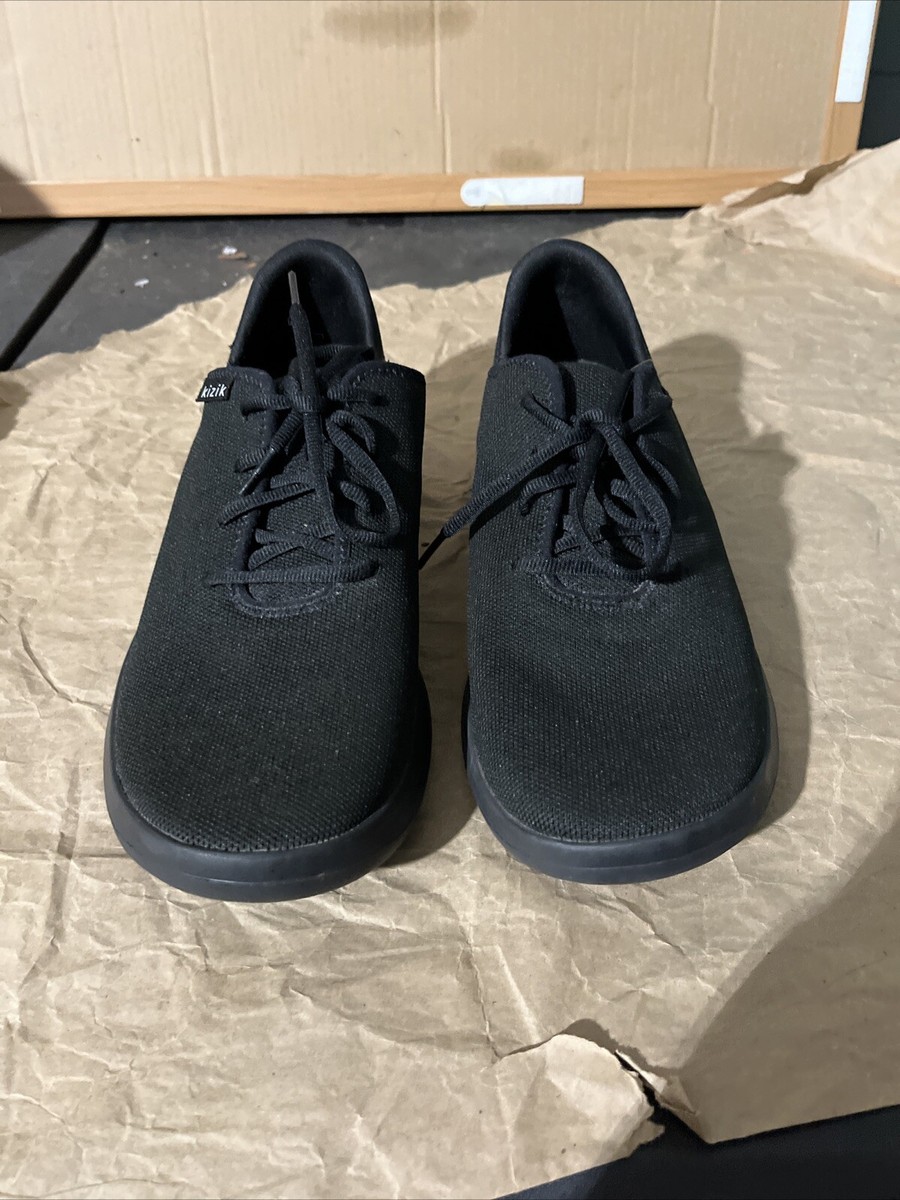 Kizik Madrid Eco Knit Shoes Mens 10 Wide Black Slip On Lace  display picture 1