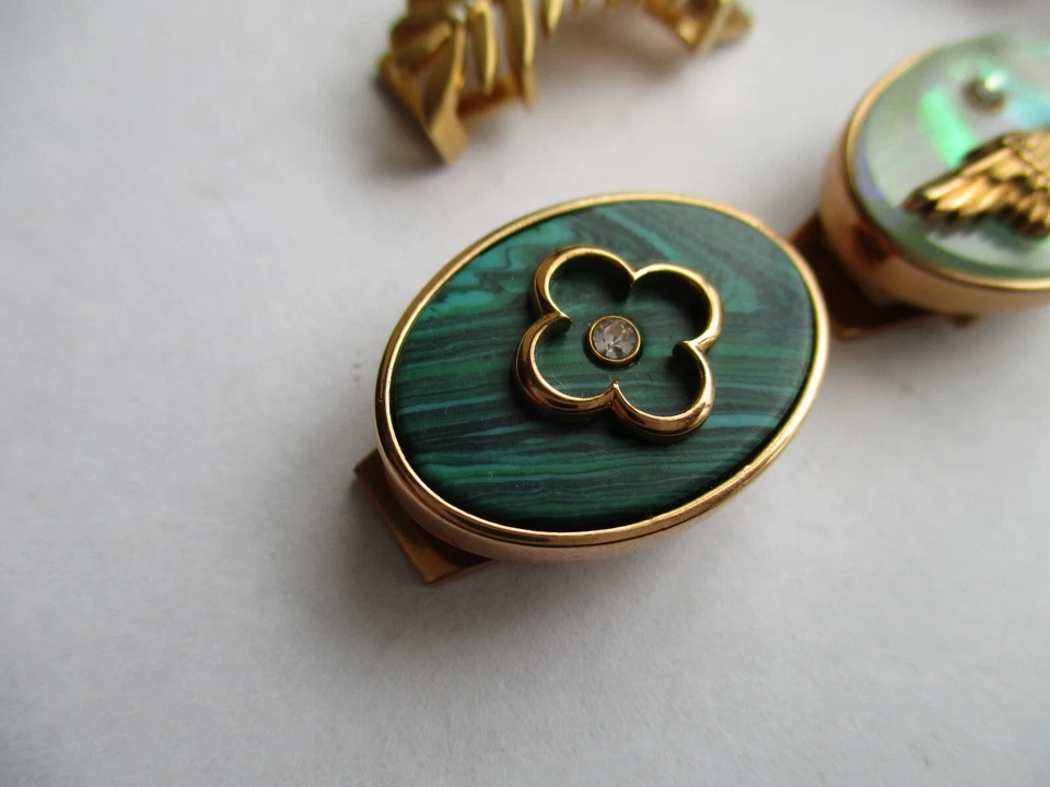 5 Keep Collective Bracelet Charms, Goldtone, Crystals, Precious Stones, Pearl - Image 2 of 4