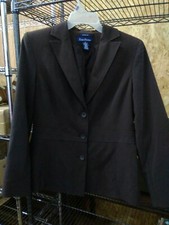 Evan Picone BROWN One Closure Business Women Blazer. Size PRE-OWNED