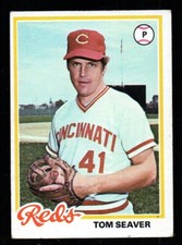 TOM SEAVER reds 1978 TOPPS #450 VG-EX NO CREASES