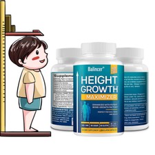 Height Growth Calcium Vitamin D Pills Natural - Promotes Bone Growth 120Capsules