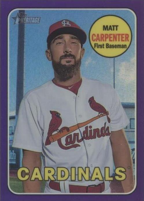 2018 Topps Heritage - Matt Carpenter #THC-18 - 1 of 1