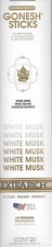 GONESH INCENSE STICKS EXTRA RICH WHITE MUSK 20C 20 STICKS