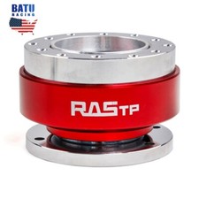 Universal Car Steering Wheel Red Ball Quick Release Hub Adapter Snap Off Kit