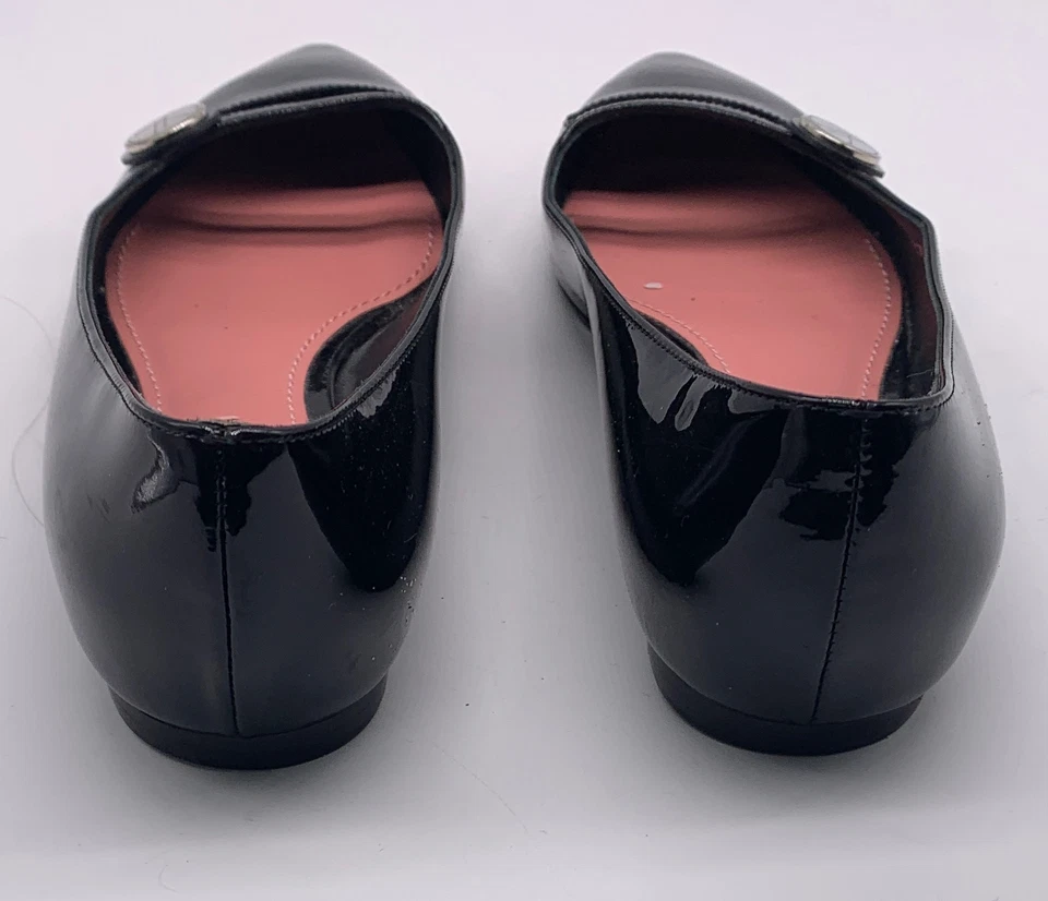 Louis Vuitton Negro Charol Puntera Punta Mary-Jane Pisos Talla 36.5 EE. UU. 6.5 Foto 4 de 4