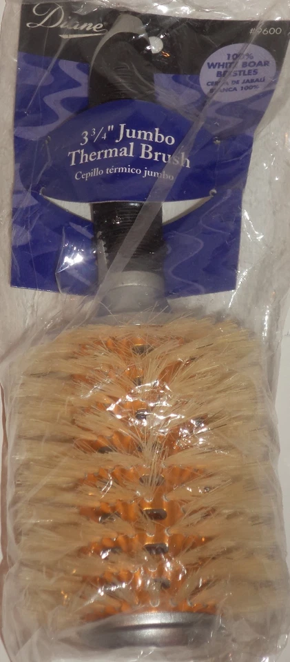 DIANE JUMBO CEPILLO TÉRMICO CEPILLO REDONDO FIRME CERDAS DE NYLON 3 3/4" Modelo #9600 Foto 3 de 4