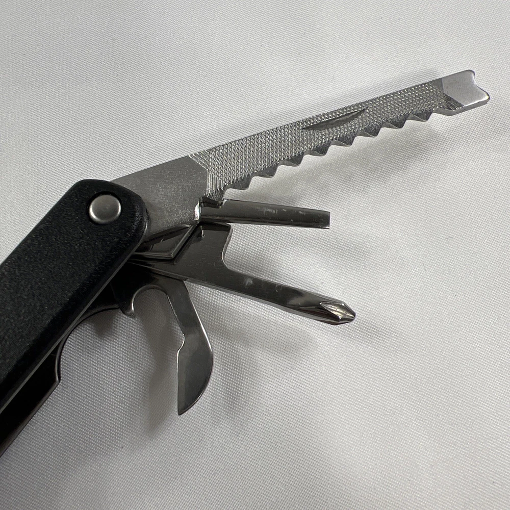 Stainless Steel Multi-Tool Knife with Folding Pliers for Outdoor Adventures