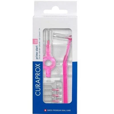 Curaprox Interdental Brushes CPS08 Prime Start Kit - Pink