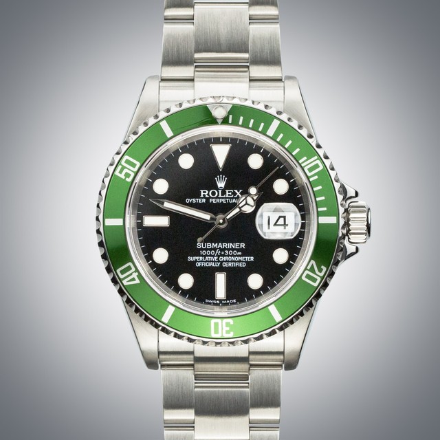Rolex Submariner Date 16610LV "Kermit" - D-Serial from 2005 Rolex Submariner Date 16610LV "Kermit" - D-Serial from 2005