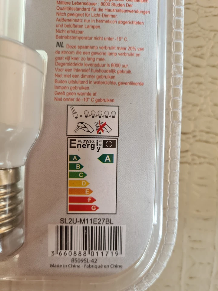FRANELEC Ampoule Economie D'énergie  11W 8000H 220 V  Neuve MINI 2U - Photo 3/4