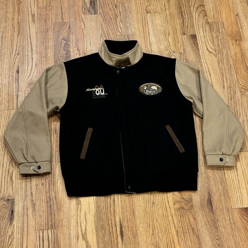 Vintage Snap On Tools L Bomber Jacket/ Wool-80 Years-Advanced Power Tools Mint