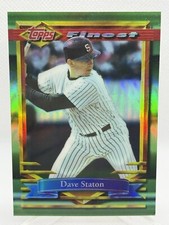 1994 Topps Finest - Refractor #196 Dave Staton San Diego Padres
