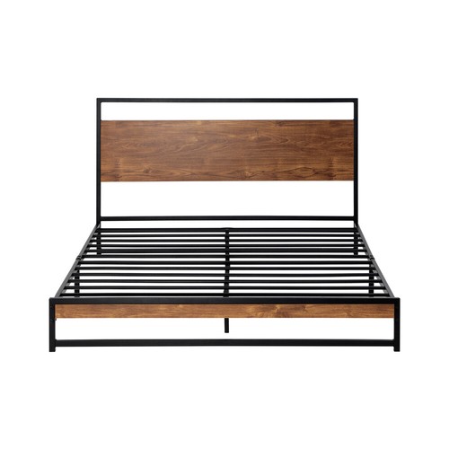 Metal Bed Frame Queen Double King Single Size Beds Base Platform Slatted Design - Picture 26 of 39