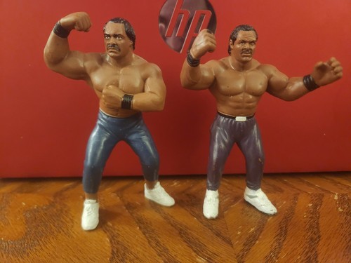 1990 Ron Simmons And Butch Reed WCW Galoob Wrestli...