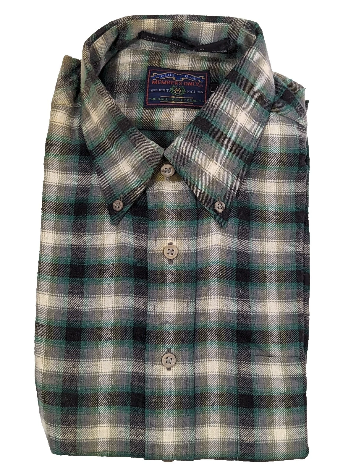Members Only Regular Size L Casual Button-Down Shirts for Men