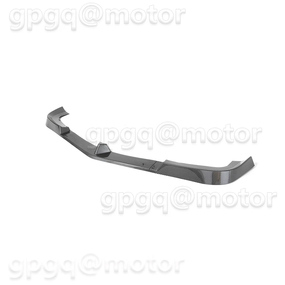 For Mercedes Benz C Class W204 Sport 2008-2014 Carbon Fiber V2 Front Bumper Lip - Image 3 of 4