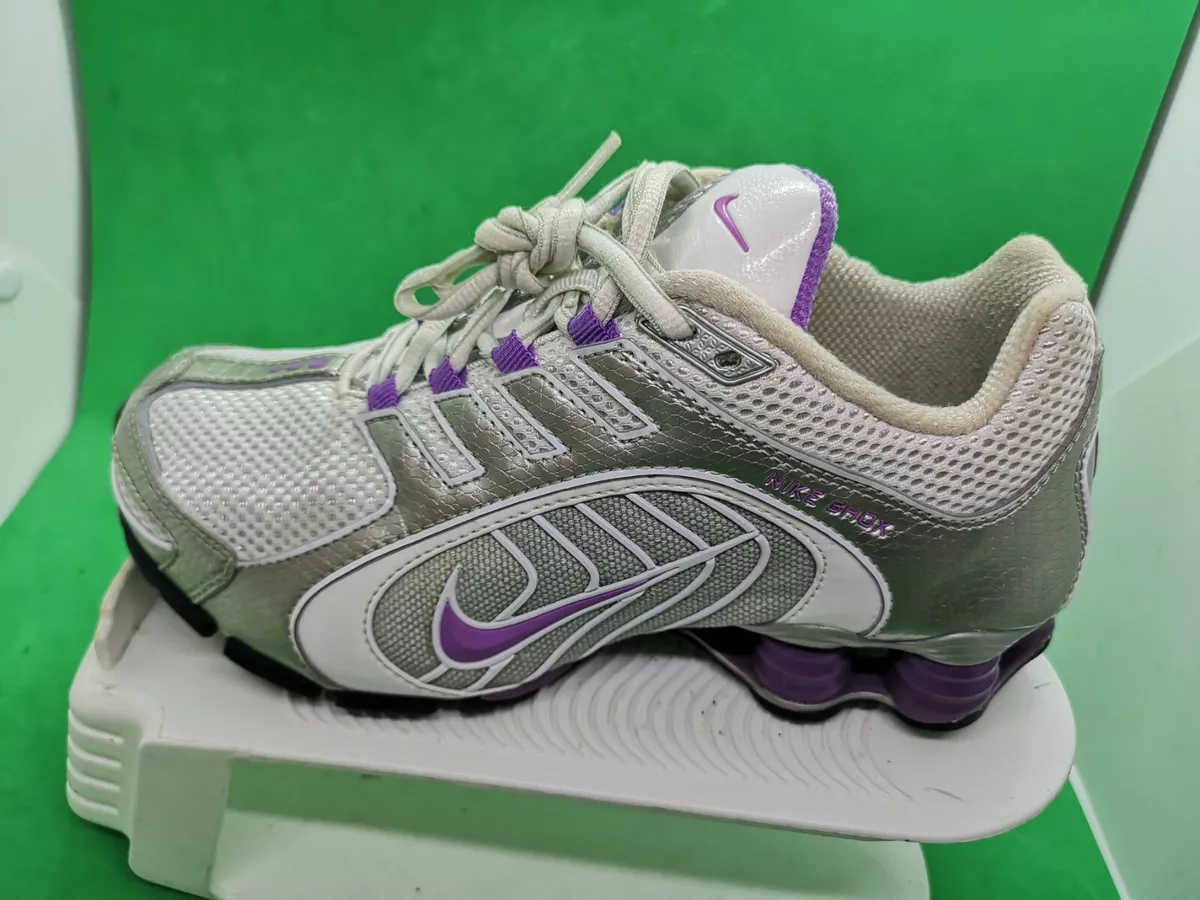 Nike Navina Women&#039;s Running Shoes Purple Silver White Size 6