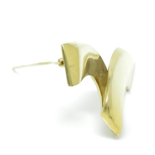 NYJEWEL Tiffany & Co. Paloma Picasso 18k Yellow Gold Ribbon Pin Brooch - 第 3/6 張圖片