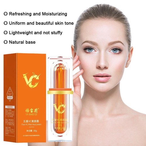 30g Five Vitamin C Tone-Up Cream Non-greasy Face Moisturizer Tone Up Cream Sale - Picture 5 of 9