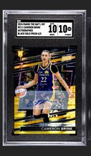 Cameron Brink RC Black/Gold 5/5 Auto 2024 Panini The National VIP SGC 10 *POP 1*