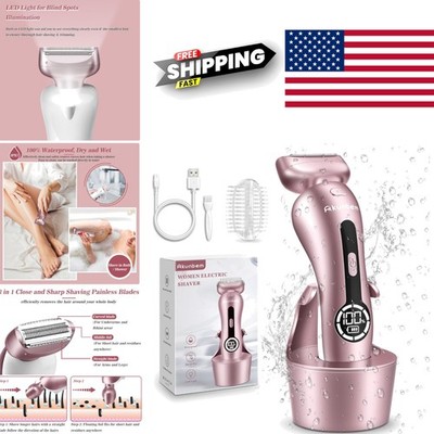 Ergonomic Design Electric Bikini Trimmer with Detachable Head for Easy Cleaning