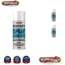 Water-Resistant Multi-Purpose Spray Glue - Ideal for Wood and Craft Projects