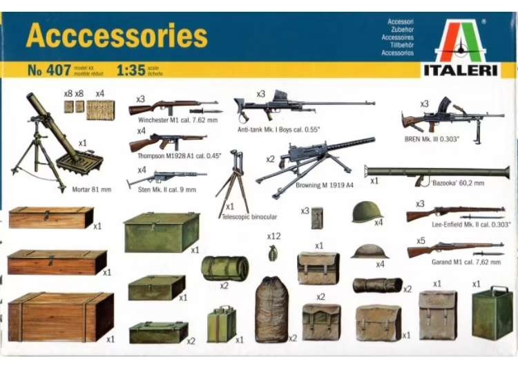 Italeri IT407 1/35 - Battlefield Accessories