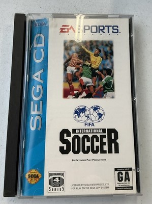 Fifa International Soccer Sega CD Complete Damaged Cases Tested -- S2G --
